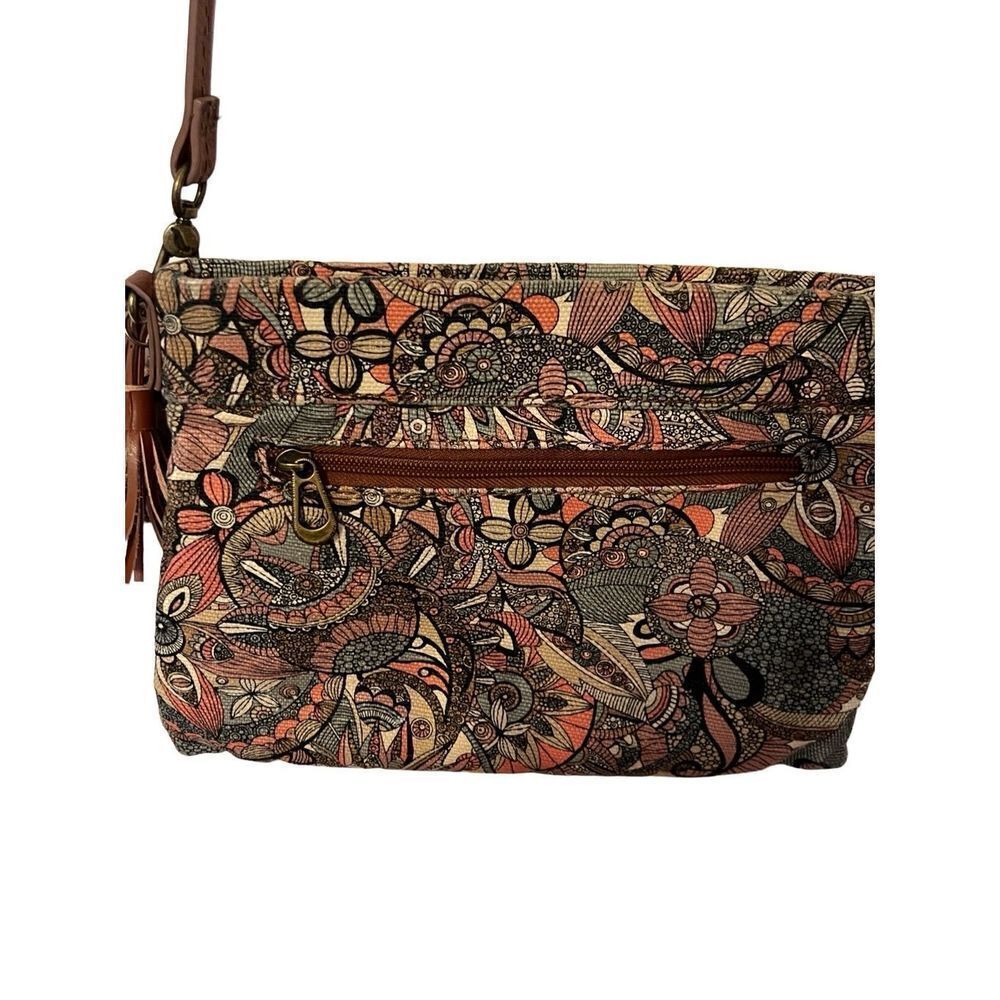 Sakroots floral boho crossbody bag